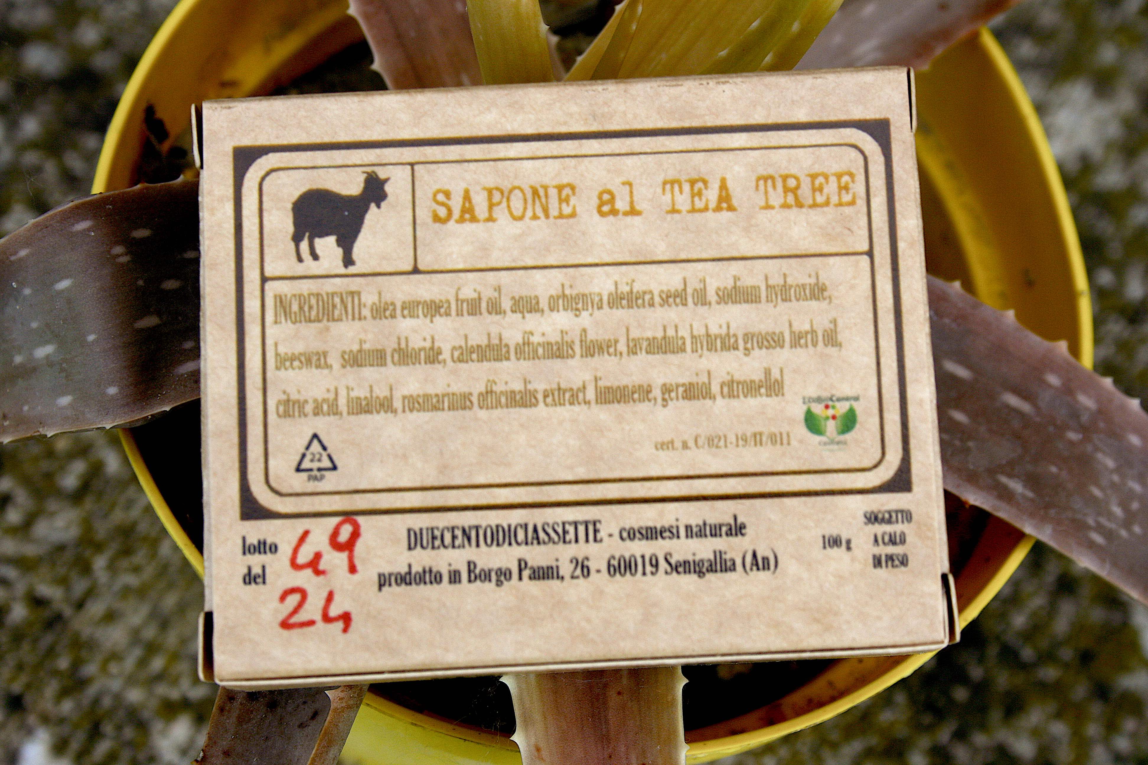 Sapone al Tea Tree Oil